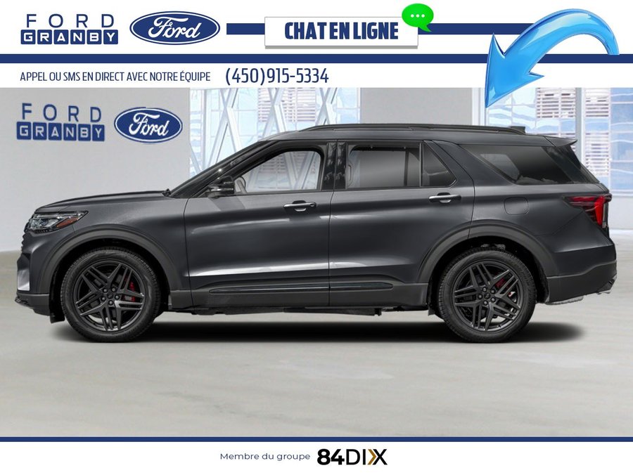 Ford Explorer ST 4RM 2026 Noir agate métallisé