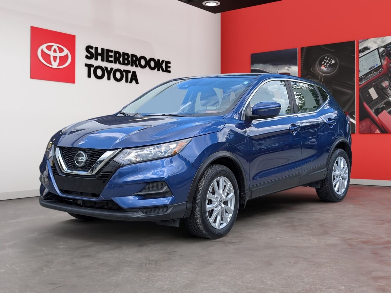 Nissan Qashqai S/SIÈGES CHAUFFANTS/CAMÉRA DE RECUL/BLUETOOTH/AC/ 2021 Bleu Sherbrooke - photo #0