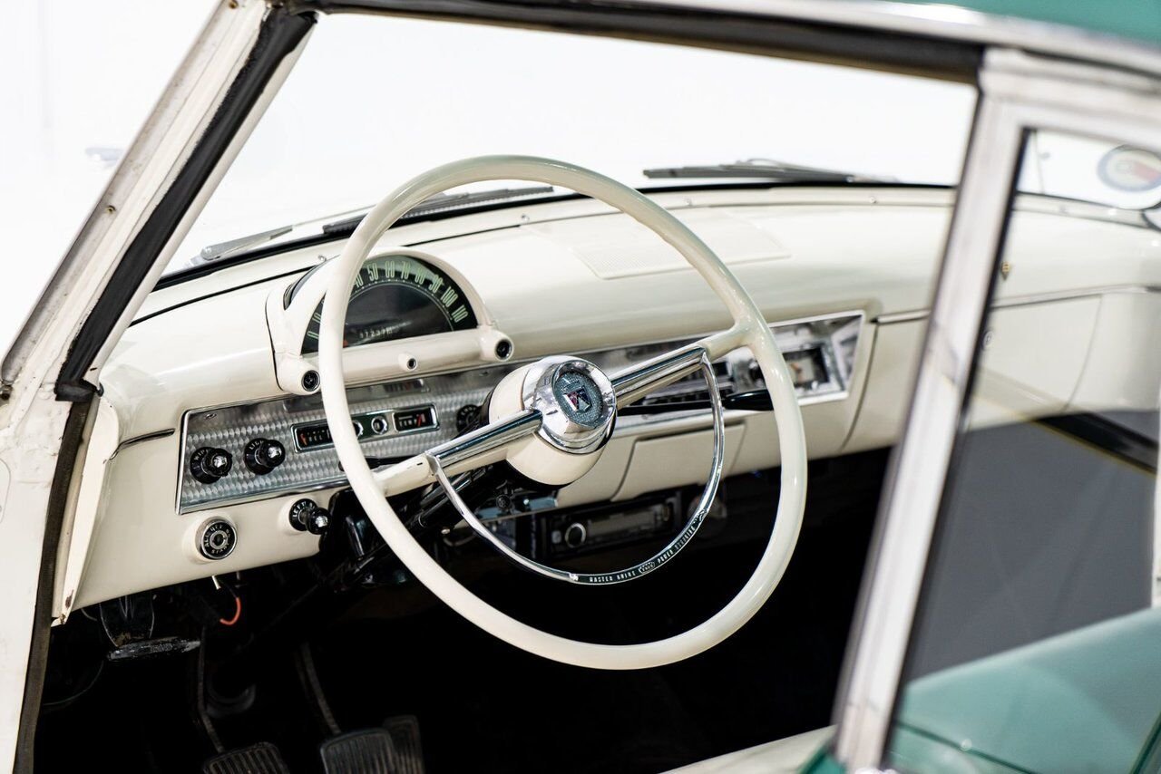 1954 Ford Crestline Skyliner rare glass top long term ownership White Montreal - photo #67