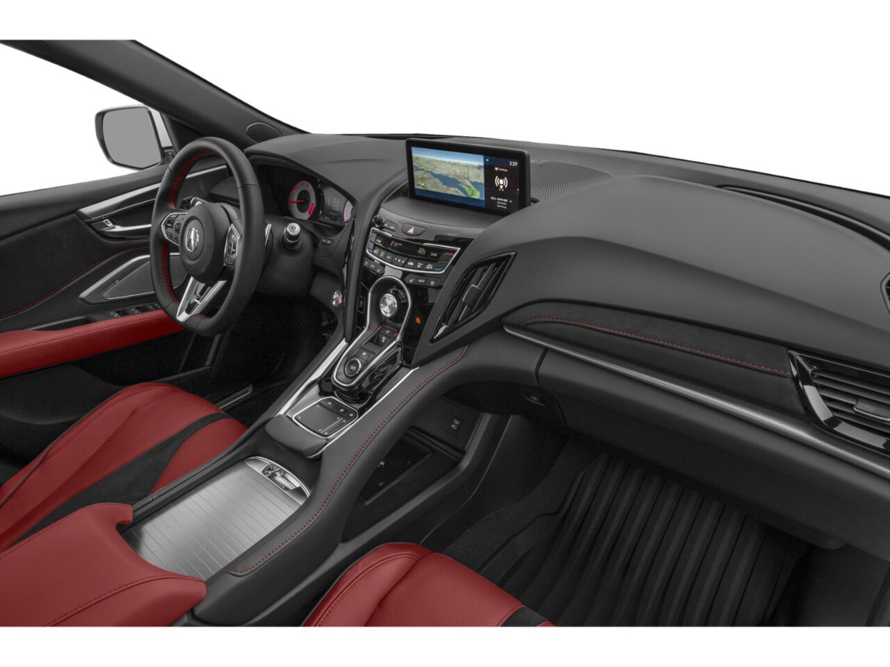Acura RDX Platinum Elite A-Spec 2023 MAJESTIC BLACK PEARL(NH-893PX)-RED Saint-Eustache - photo #12