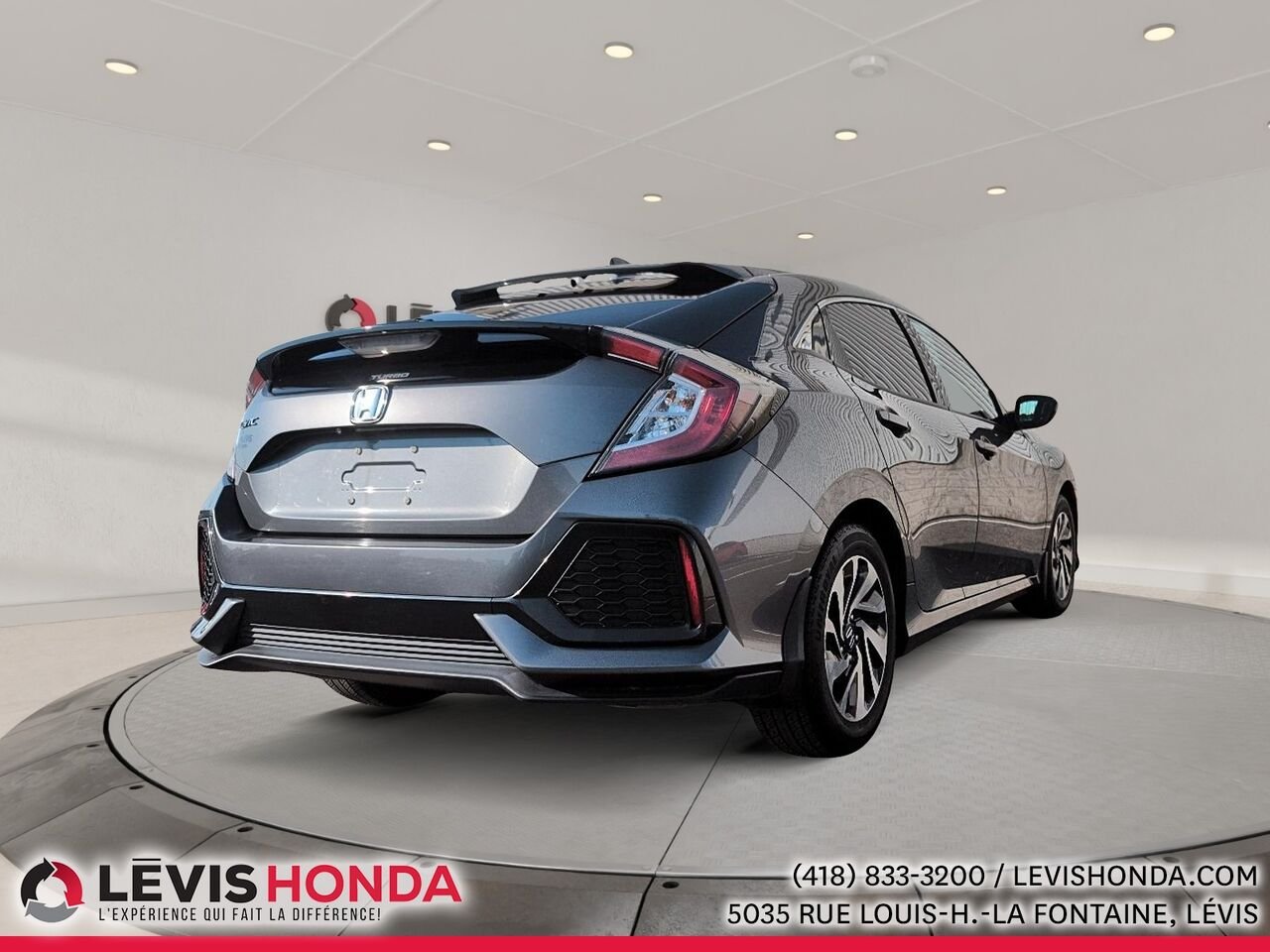 Honda Civic Hayon LX LX 5 portes BM 2017 Gris Lévis - photo #9