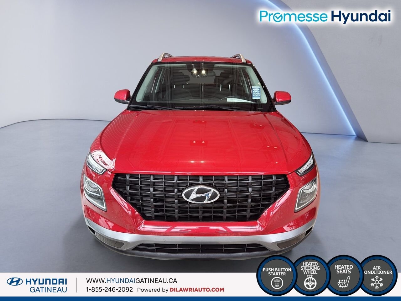 Hyundai Venue Preferred IVT*** sieges chauffants, volant chauffants , certifier*** 2021 Rouge Ottawa & Gatineau - photo #1