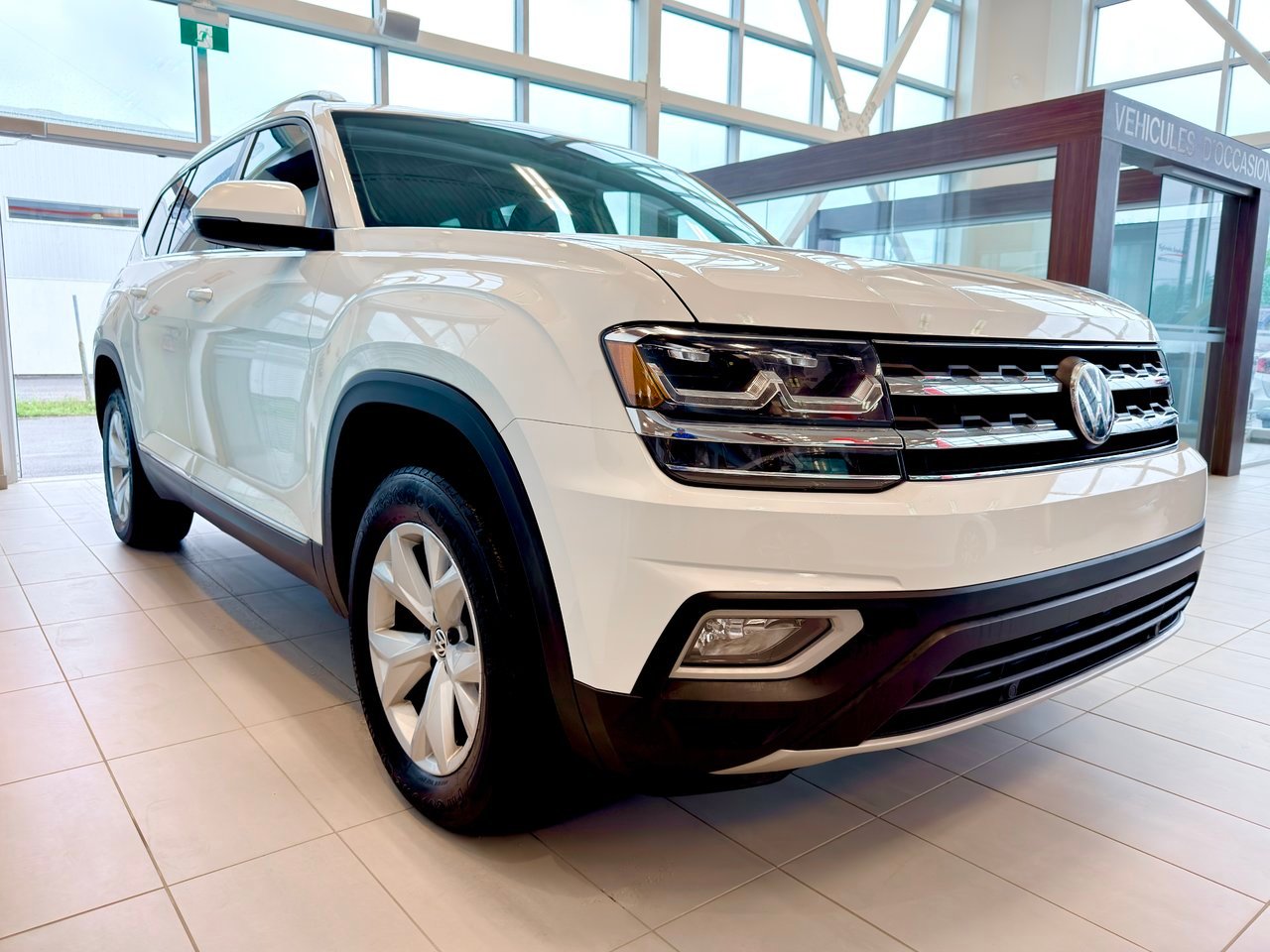 2018 Volkswagen Atlas White Notre-Dame-des-Prairies - photo #6