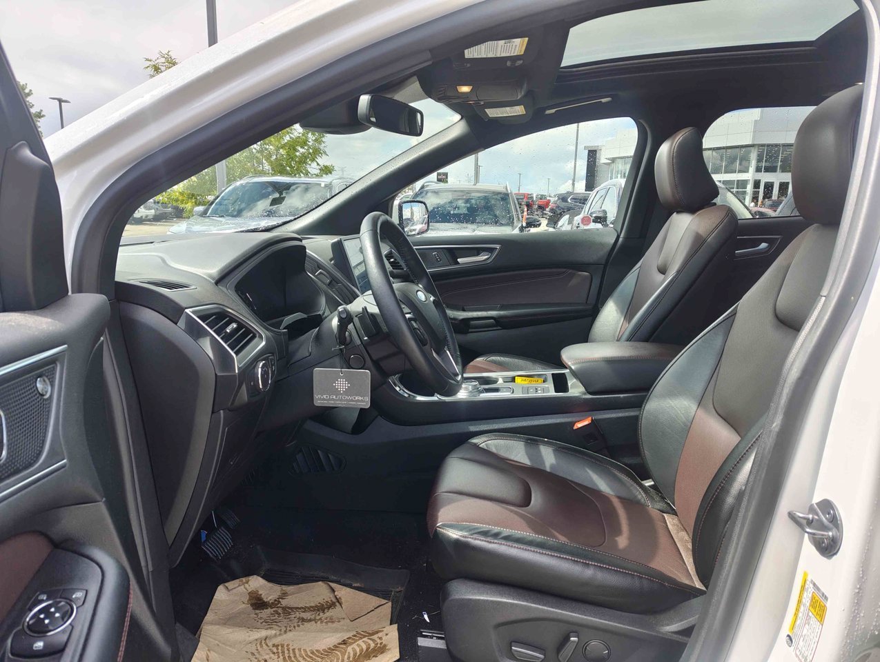 2022 Ford Edge Titanium AWD White Sherwood Park - photo #7