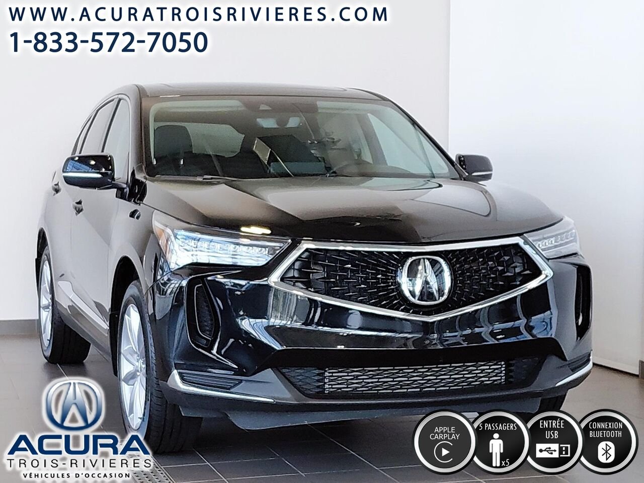Acura RDX SH-AWD 2022 Noir Trois-Rivières - photo #1