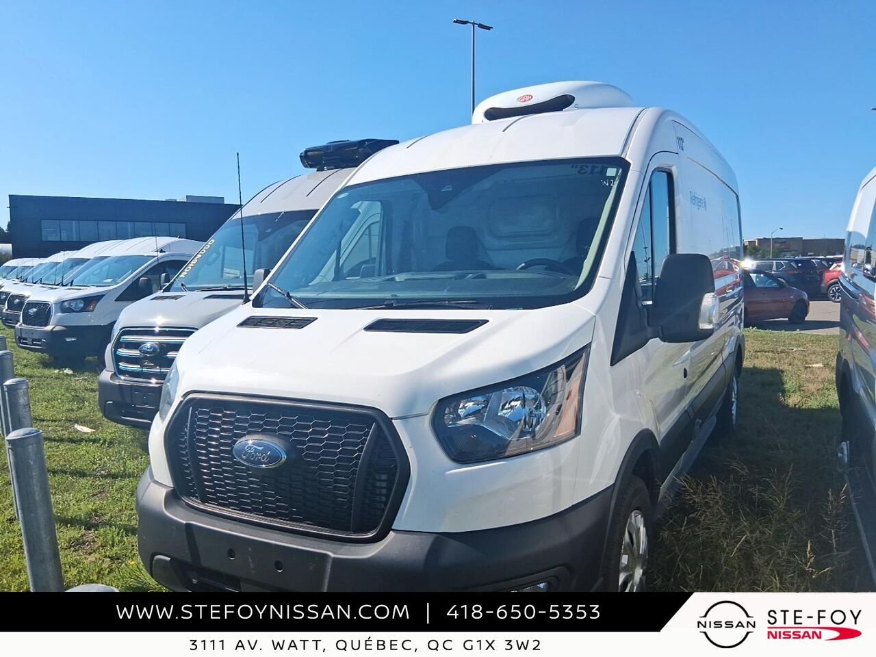 2023 Ford Transit T-350 RÉGRIGÉRÉ -18 White Ste-Foy - photo #1