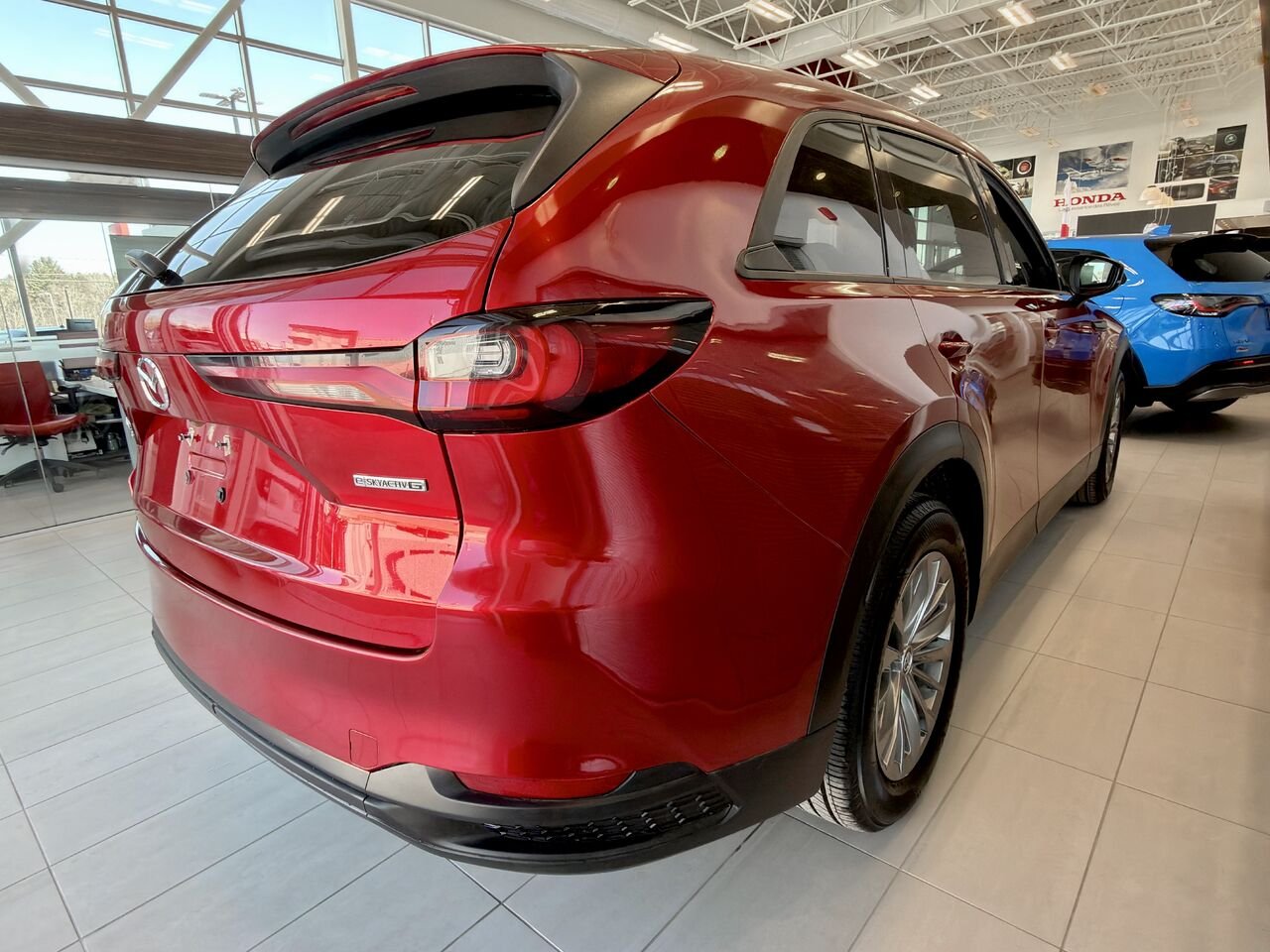 Mazda CX-90 hybride léger 2024 Rouge Notre-Dame-des-Prairies - photo #10