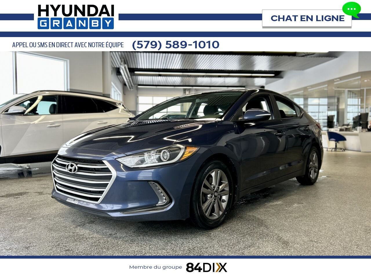 Hyundai Elantra 2018 Bleu Granby - photo #3