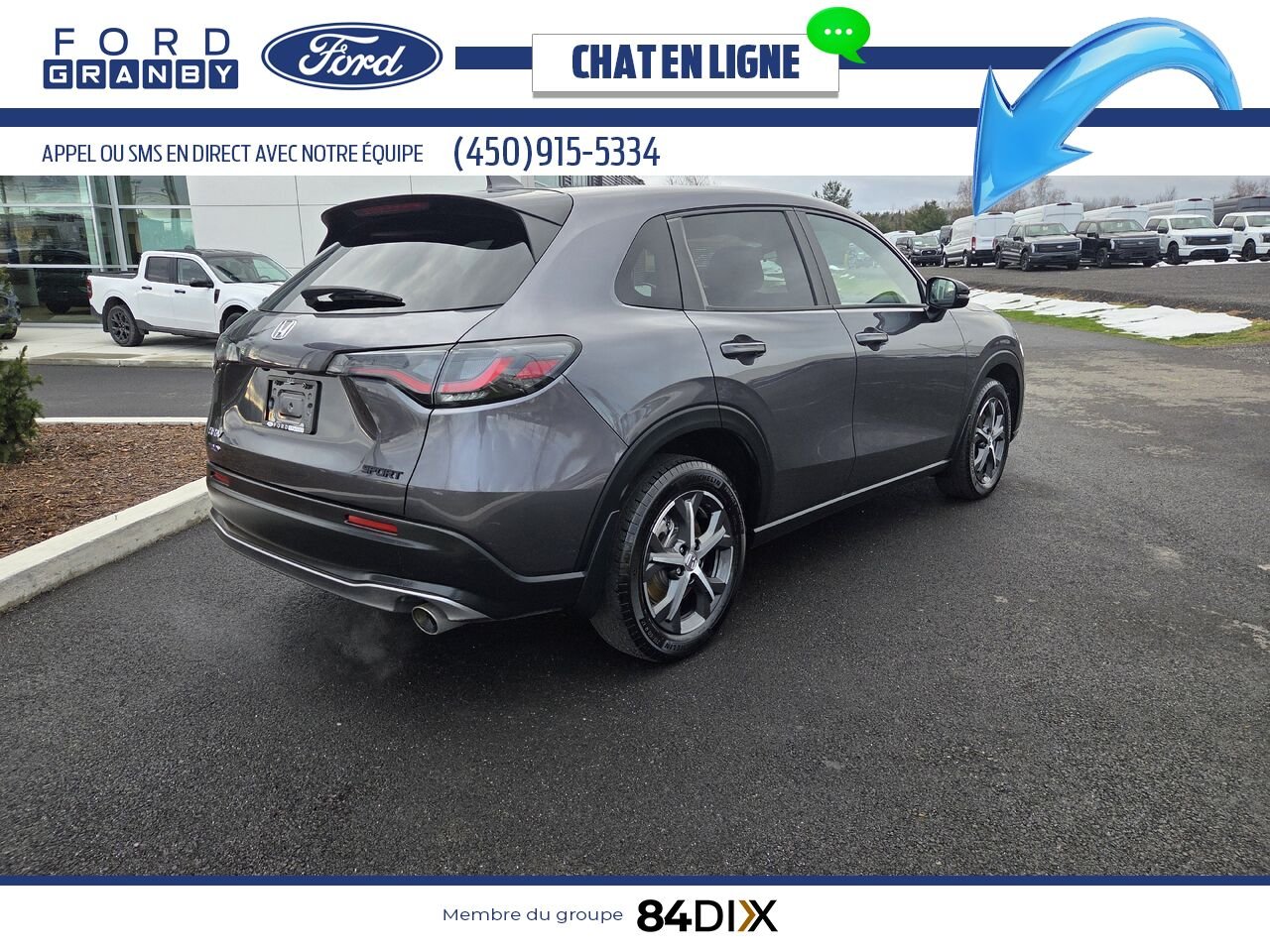 2023 Honda HR-V Grey Granby - photo #6