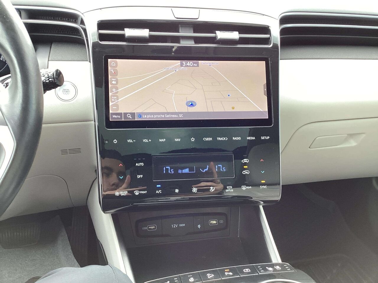 2022 Hyundai Tucson Hybrid White Gatineau - photo #11