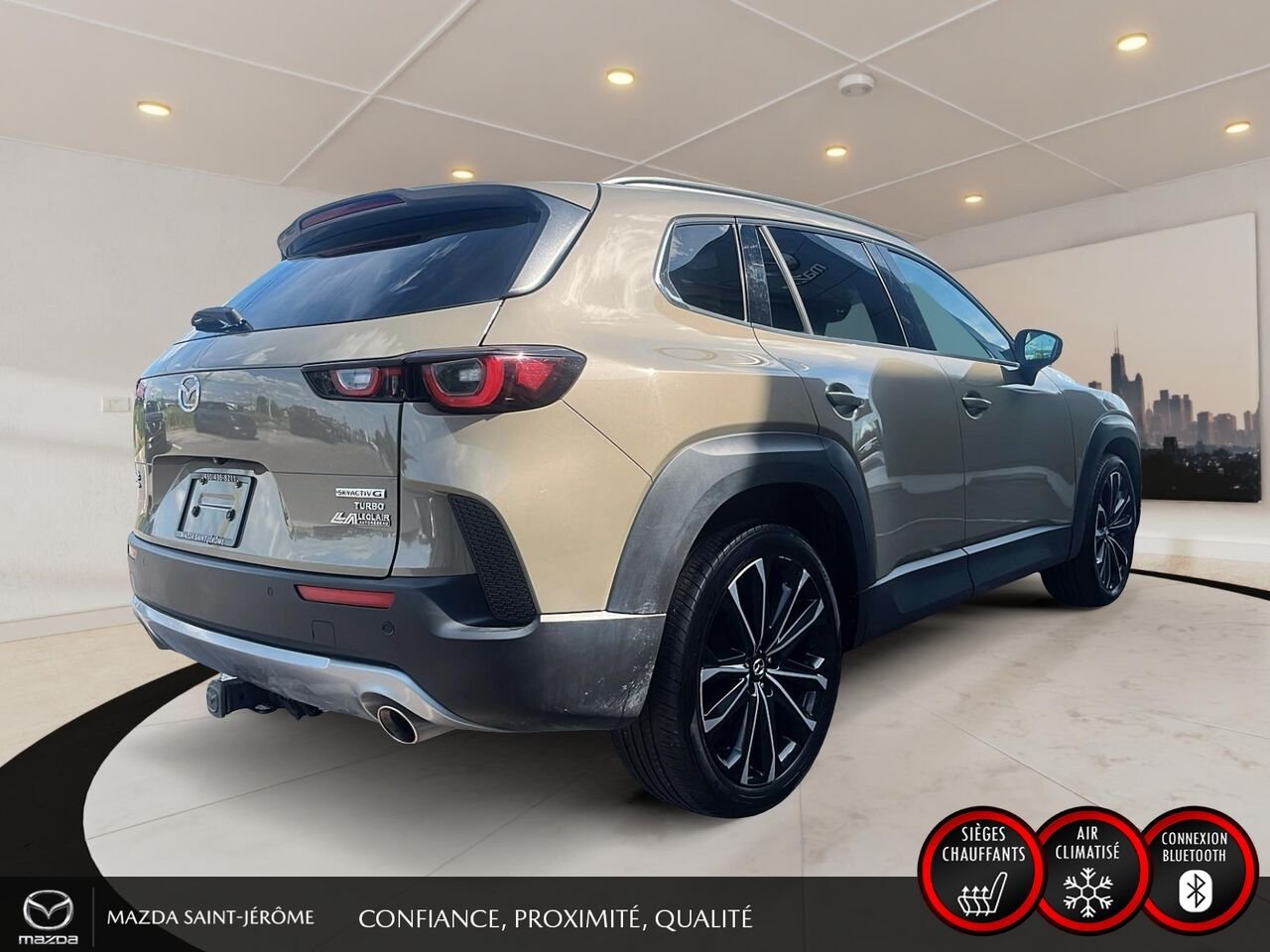 Mazda CX-50 GT avec moteur turbo | TOIT PANORAMIQUE | AWD | CUIR 2023 Beige Saint-Jérôme - photo #5