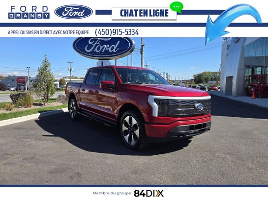 2023 Ford F-150 Lightning Red