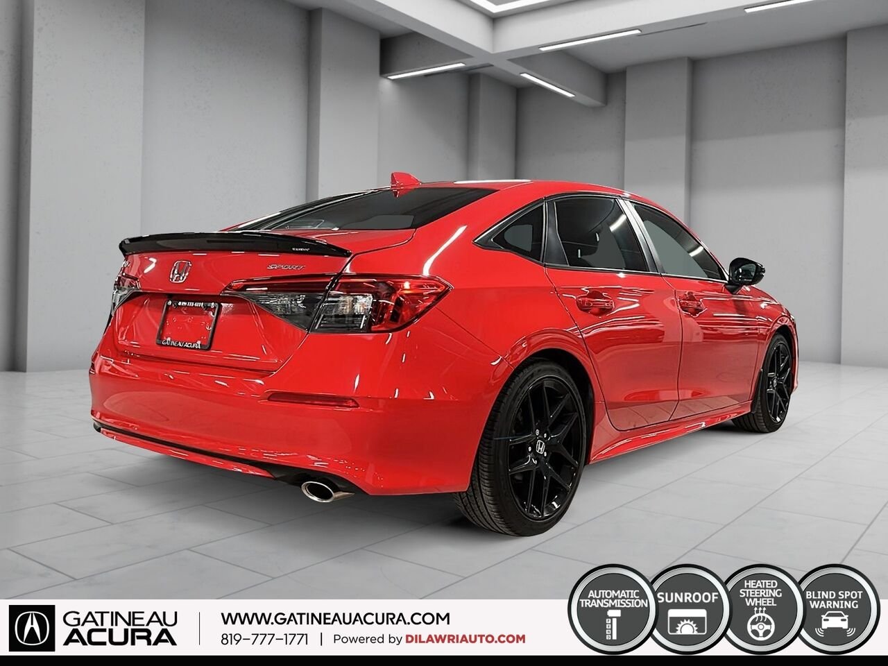 Honda Civic Sport 2022 Rouge Ottawa & Gatineau - photo #15