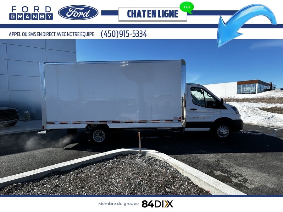 2024 Ford TRANSIT FOURGON TRONQUÉ White