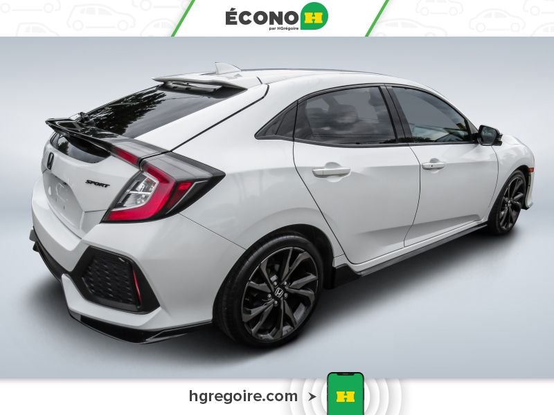 2019 Honda Civic White Laval - photo #7