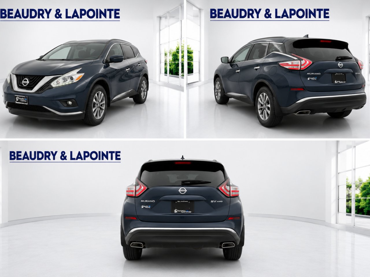 Nissan Murano 2017 Bleu La Sarre - photo #1