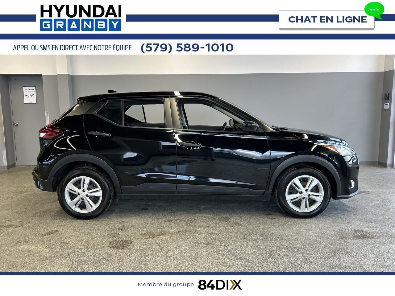 2021 Nissan Kicks Black Granby - photo #7