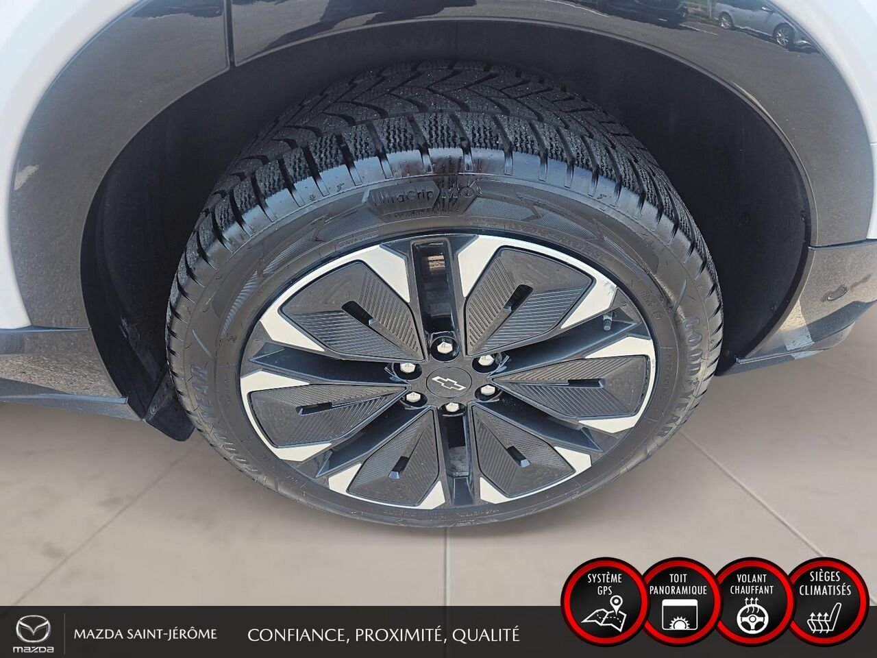 2025 Chevrolet Blazer EV RS | AWD | TOIT PANORAMIQUE | 85 kWh | SIÈGES VENTILÉS White Saint-Jérôme - photo #11