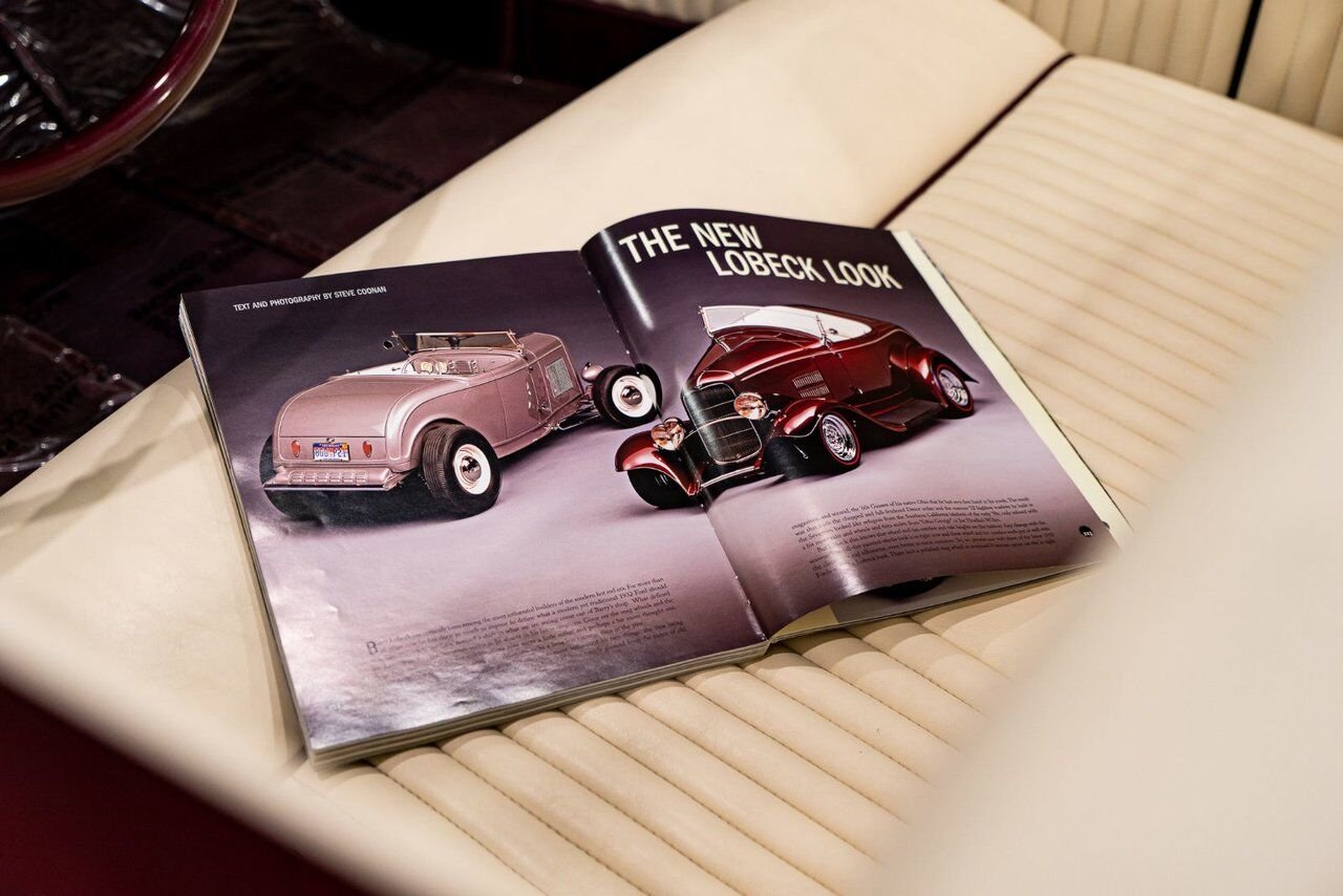 1932 Ford Highboy Lobeck creation spectacular presentation **PRICE IN USD** Red Montreal - photo #54