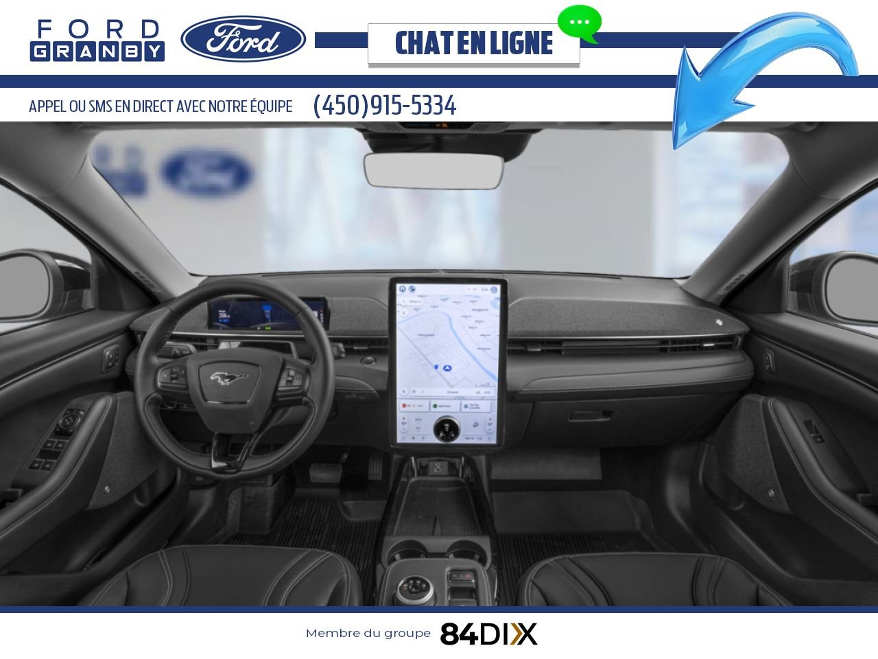 Ford Mustang Mach-E 2025 Blanc astral métallisé trois couches Granby - photo #5