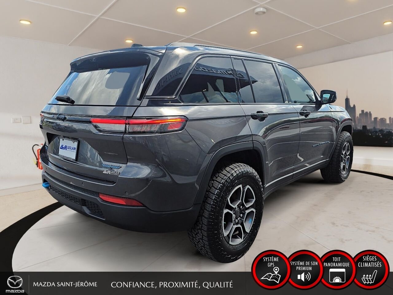 2022 Jeep Grand Cherokee 4xe Trailhawk | TOIT PANO | TV/DVD | 4X4 | Grey Saint-Jérôme - photo #5