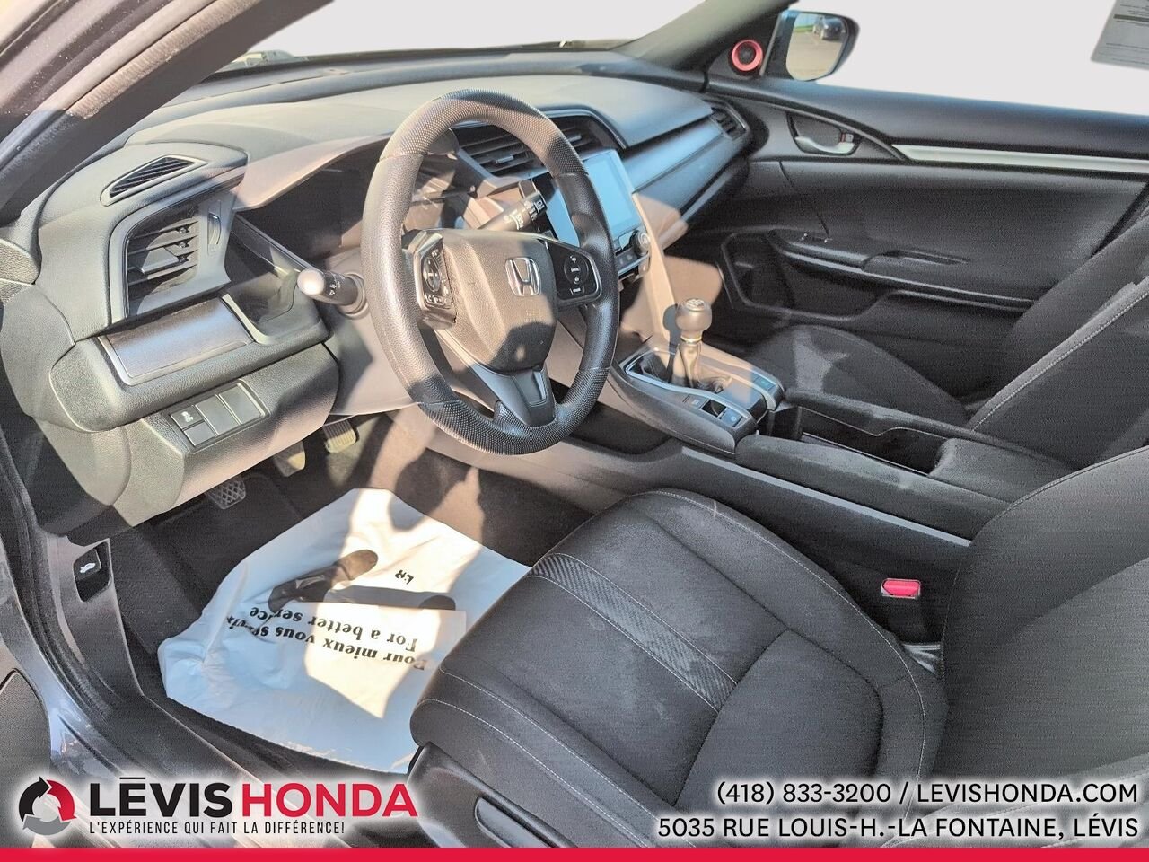 Honda Civic Hayon LX LX 5 portes BM 2017 Gris Lévis - photo #16