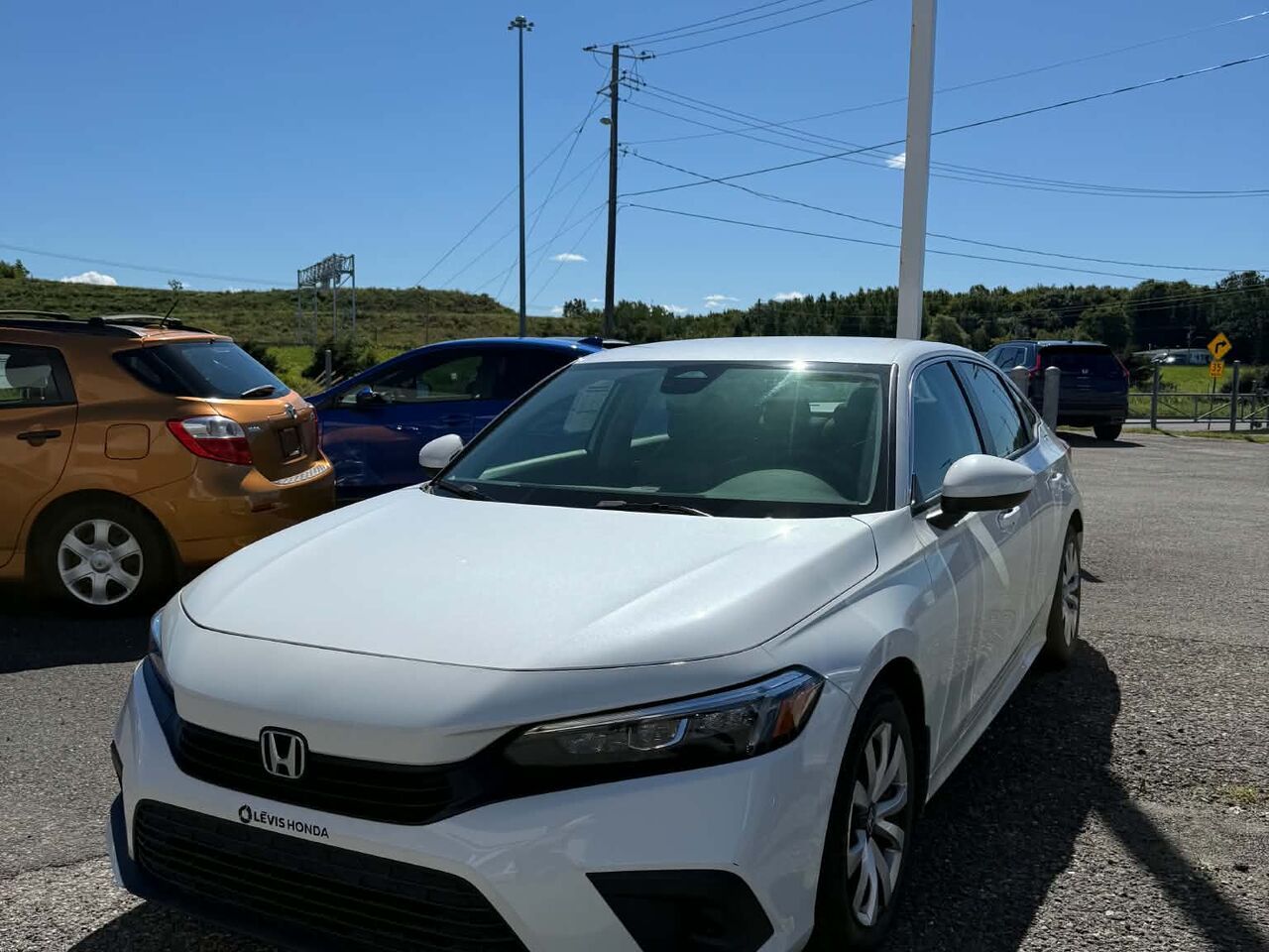 White 2022 Honda Civic Sedan Front-Wheel Drive