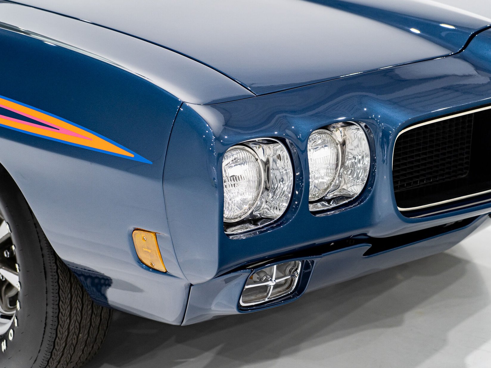 1970 Pontiac GTO The Judge Matching# Ram Air III 4-speed **PRIX EN USD** Blue Montreal - photo #35
