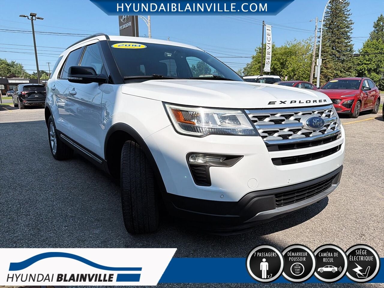 2018 Ford Explorer White Blainville - photo #2
