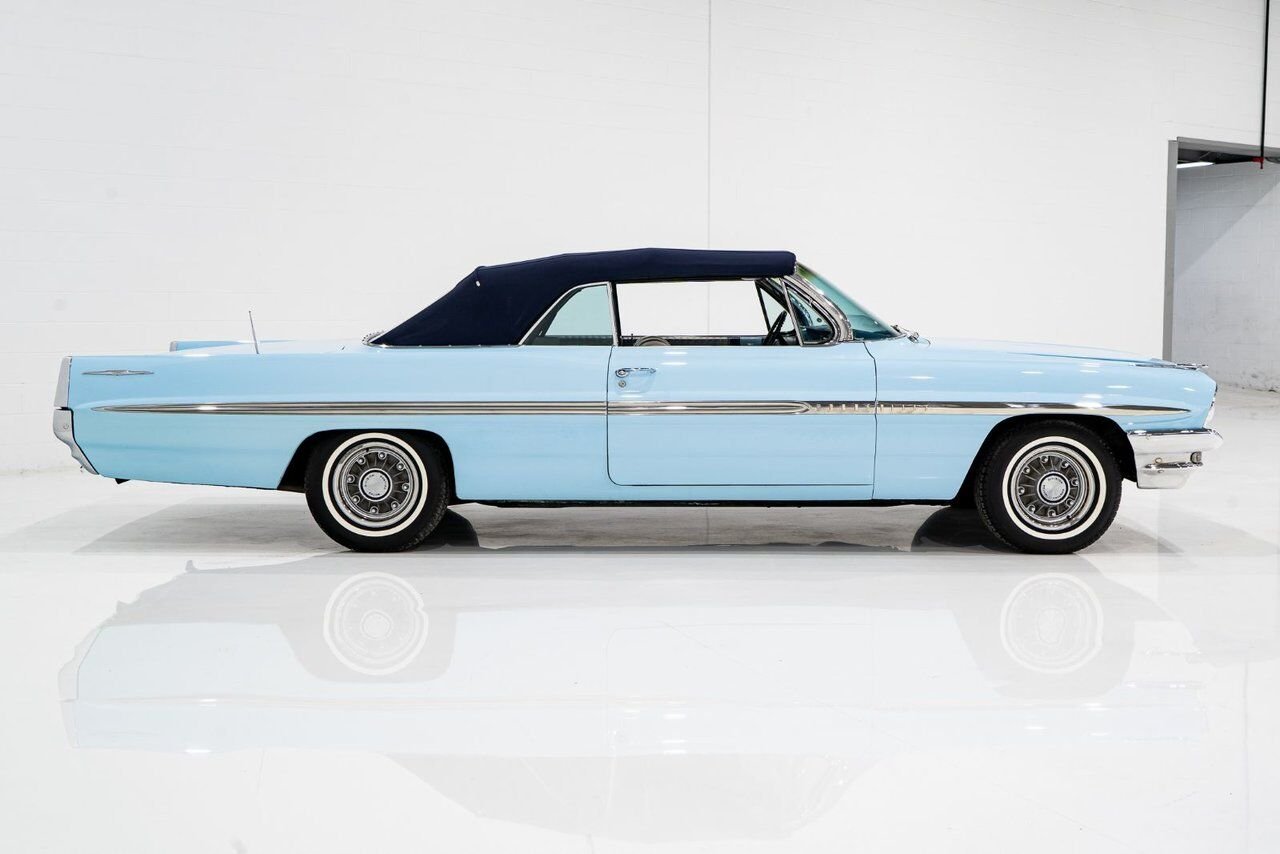 Pontiac Bonneville **PRIX EN USD**C8 Suffix 389cu.in. TriPower 4 Speed 1961 Bleu Montréal - photo #50