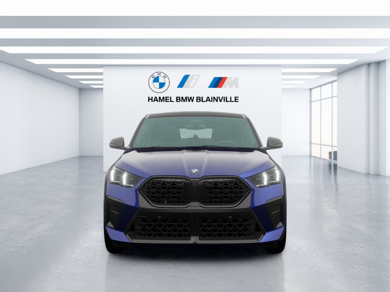 2026 BMW X2 Frozen Portimao Blue Metallic Blainville - photo #2