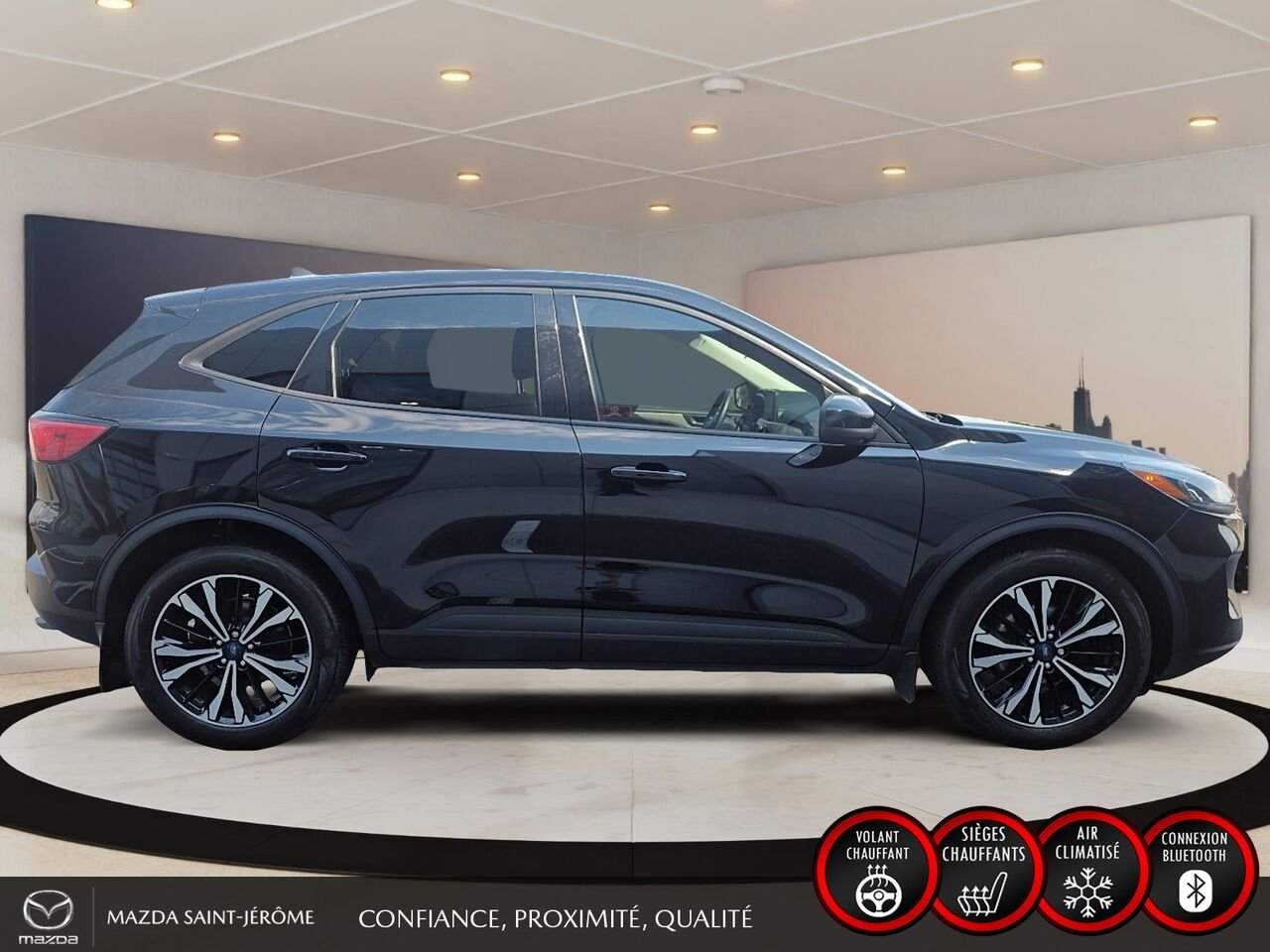 Ford Escape SE | MAGS | GROUPE COMMODITÉ | 2022 Noir Saint-Jérôme - photo #4