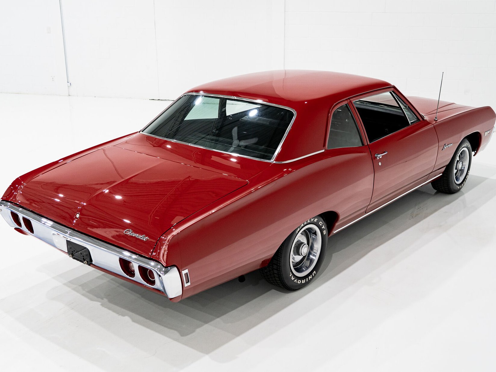 Chevrolet Biscayne **PRIX EN USD** L36 4 speed GM Canada paperwork 1968 Rouge Montréal - photo #25