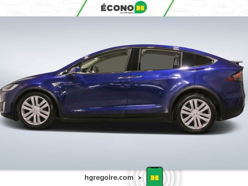 Tesla Model X 2016 Bleu Saint-Eustache - photo #4