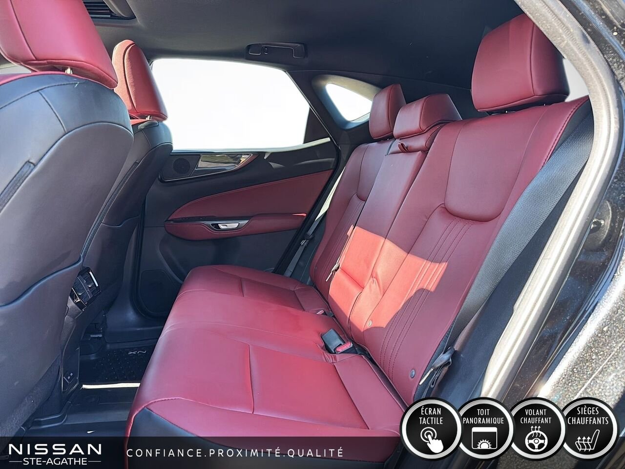 2025 Lexus NX 350 | INTÉRIEUR ROUGE NULUXE | TOIT OUVRANT | AWD Black Saint-Jérôme - photo #8