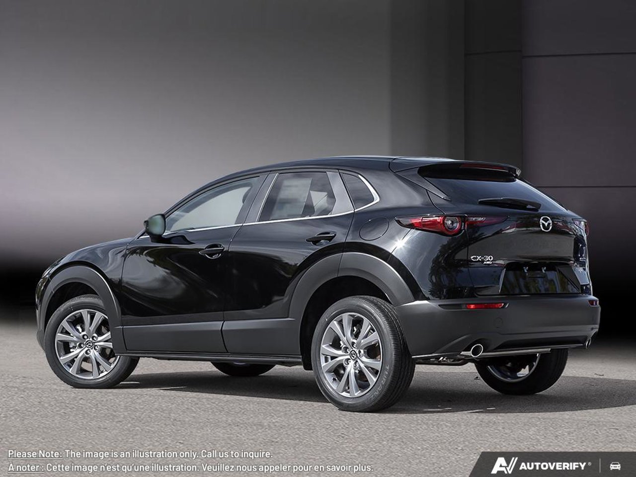 2026 Mazda CX-30 3MVDMBCL5TM214845 Jet Black Mica Mirabel - photo #3