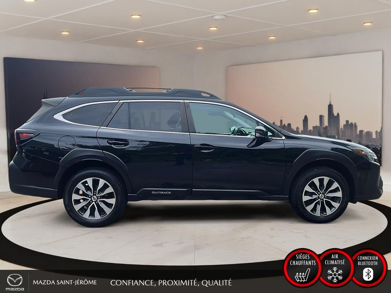 Subaru Outback Limited | TOIT OUVRANT | CUIR | AWD | 2023 Noir Saint-Jérôme - photo #4