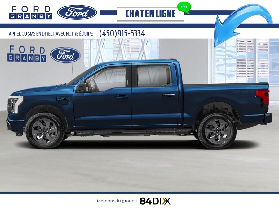 2025 Ford F-150 Lightning Antimatter Blue Metallic