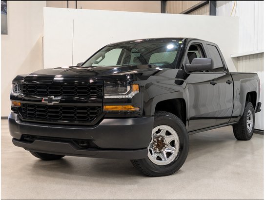 Chevrolet Silverado 1500 4WD Double Cab 143.5" Work Truck 2018 Noir