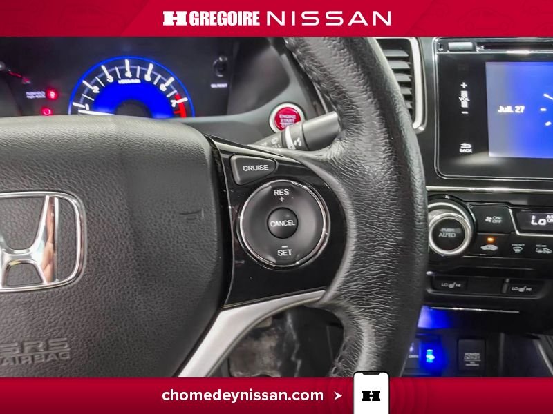 2015 Honda Civic Grey Saint-Eustache - photo #20