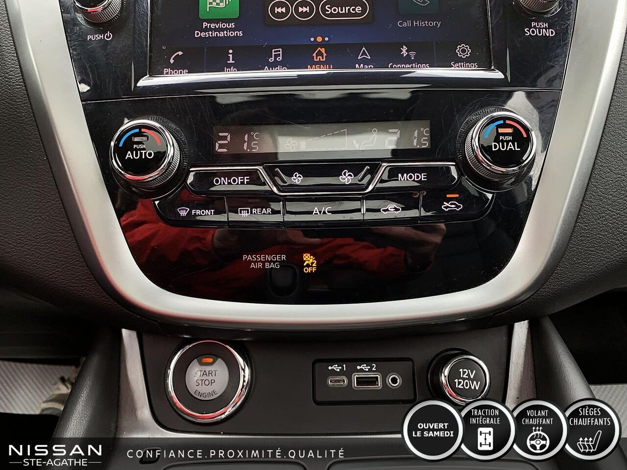 Nissan Murano MIDNIGHT | AWD | NAVIGATION | CUIR | TOIT | PANO | 2023 Gris Saint-Jérôme - photo #22