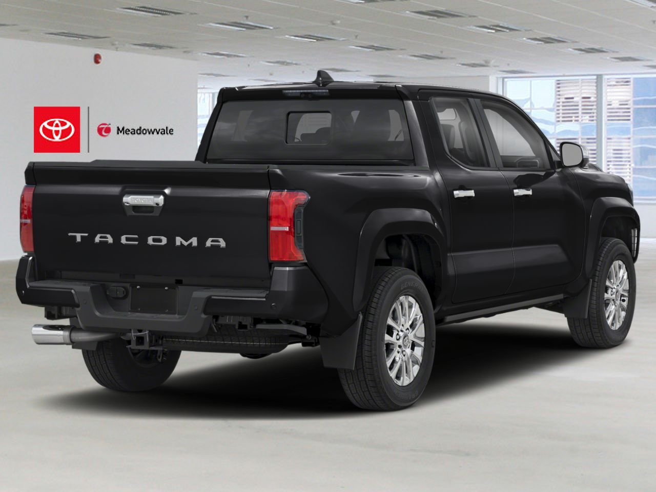 2026 Toyota Tacoma Trailer Backup Guide with Straight Path Assist + Panoramic View Monitor + 14” Toyota Multimedia + Drive Connect (3-year Trial) + JBL Audio System with Portable Speaker + Head Up Display + Softex Seats Black Mississauga - photo #1