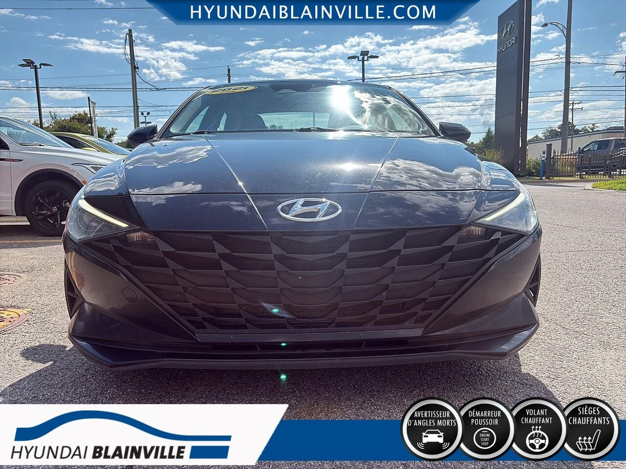 Hyundai Elantra 2021 Noir Blainville - photo #1