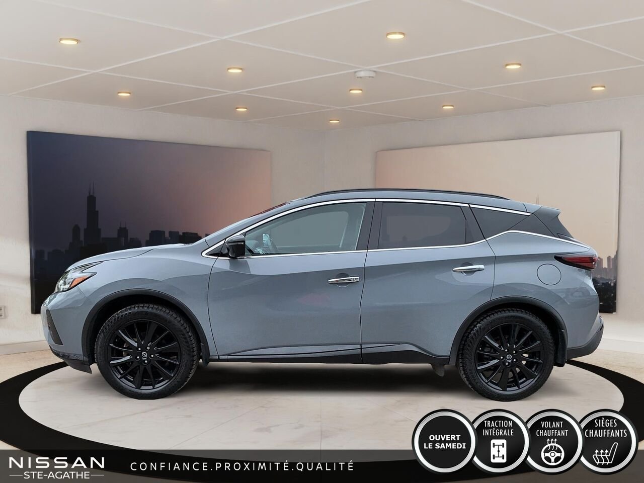 Nissan Murano MIDNIGHT | AWD | NAVIGATION | CUIR | TOIT | PANO | 2023 Gris Saint-Jérôme - photo #5