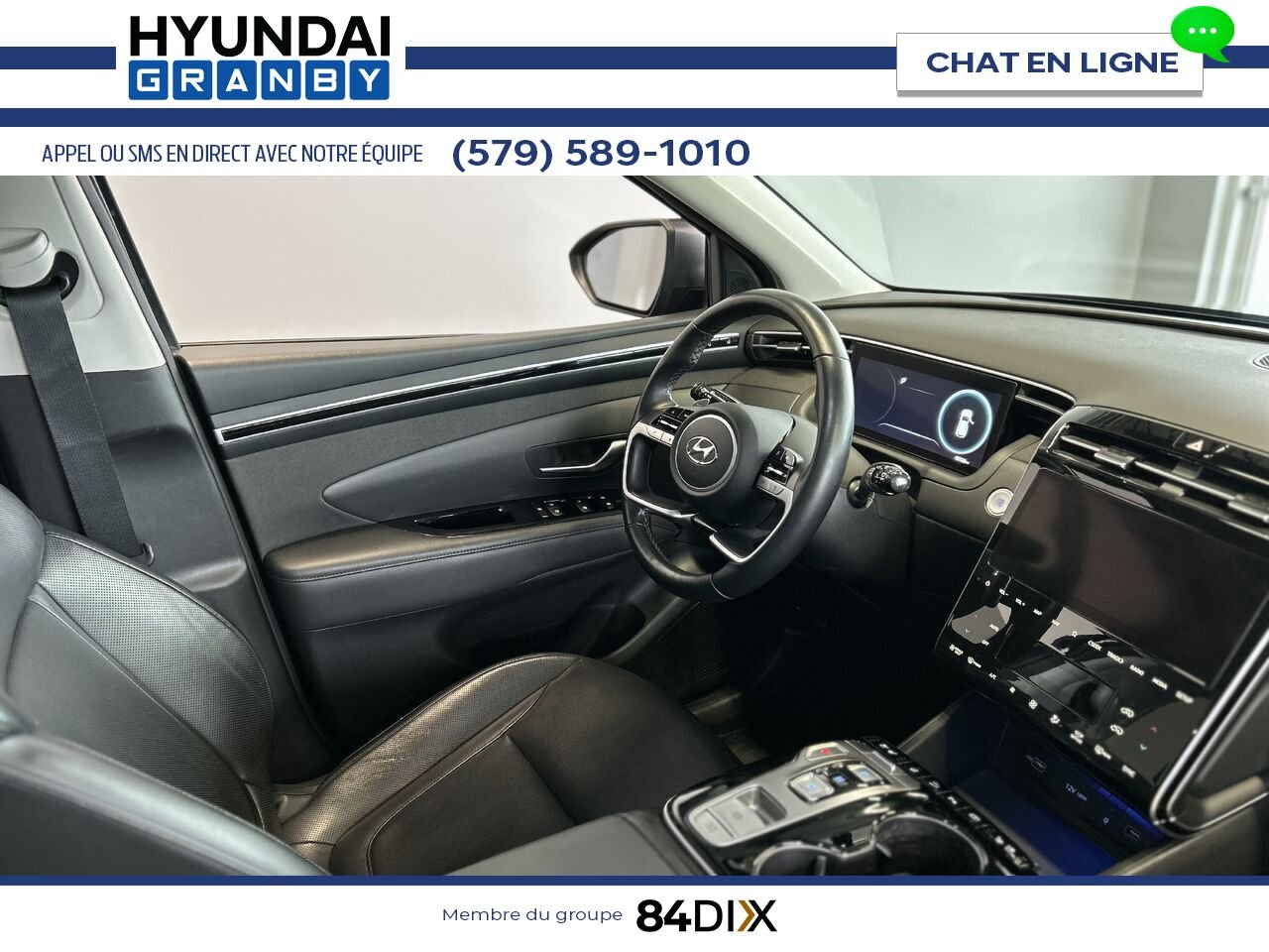 Hyundai Tucson hybride rechargeable 2024 Bleu Granby - photo #21