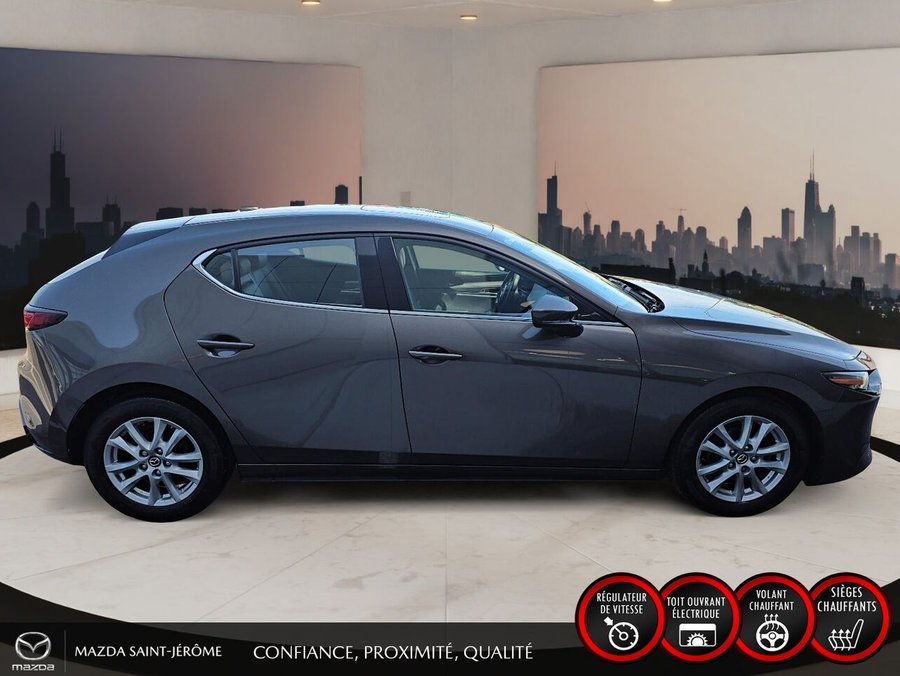 Mazda Mazda3 Sport GT | TOIT OUVRANT | CUIR | AUTOMATIQUE 2020 Gris