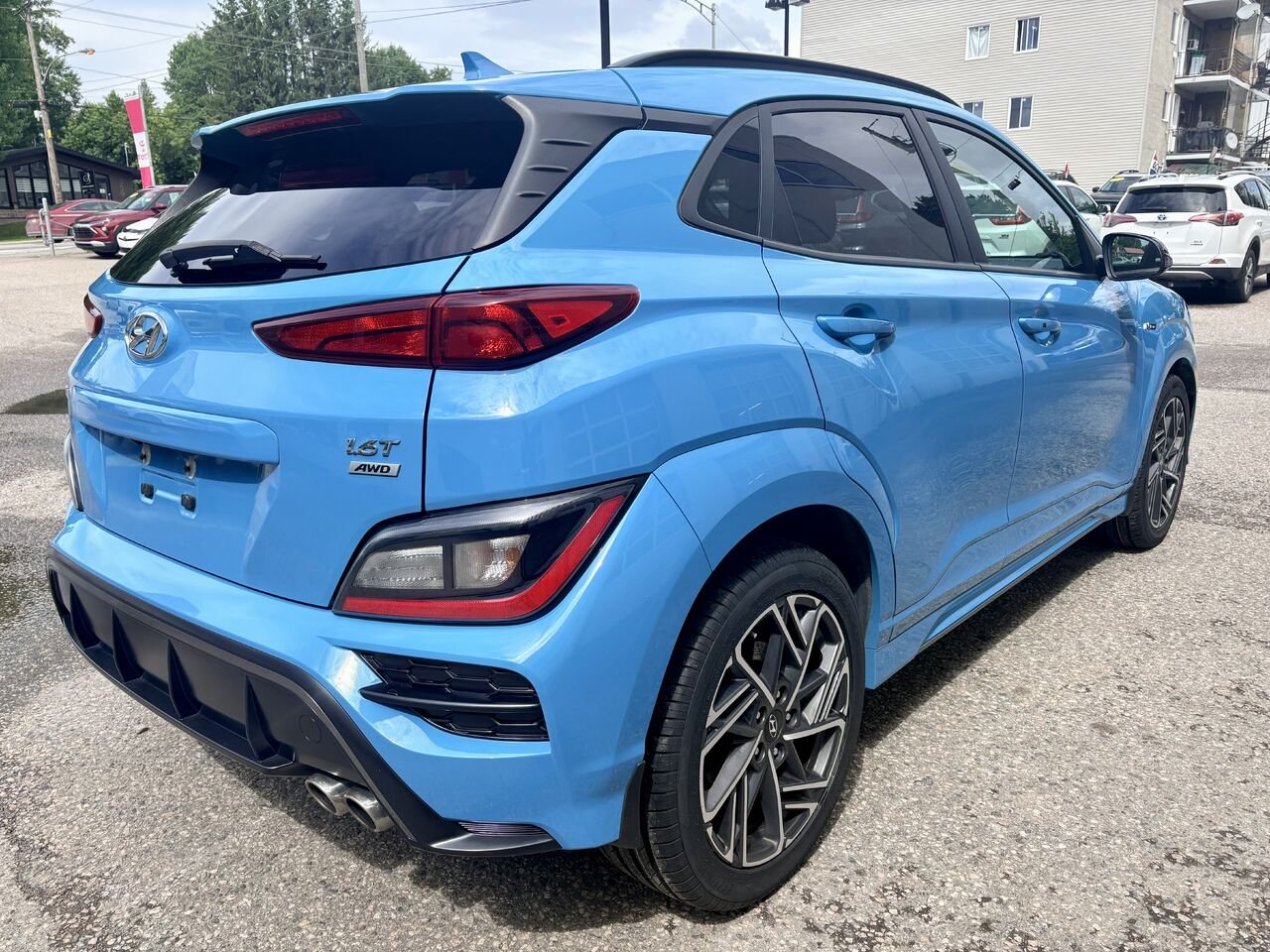 HYUNDAI KONA 2022 Bleu Mont-Laurier - photo #4