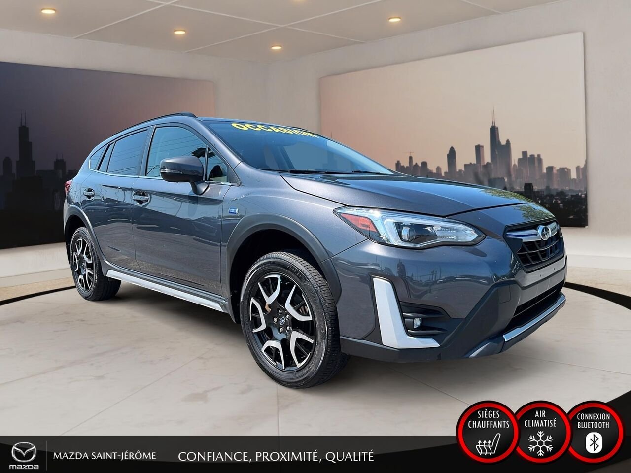 Subaru Crosstrek hybride rechargeable Limited HYBRIDE RECHARGEABLE | TOIT OUVRANT | AWD 2023 Gris Saint-Jérôme - photo #3