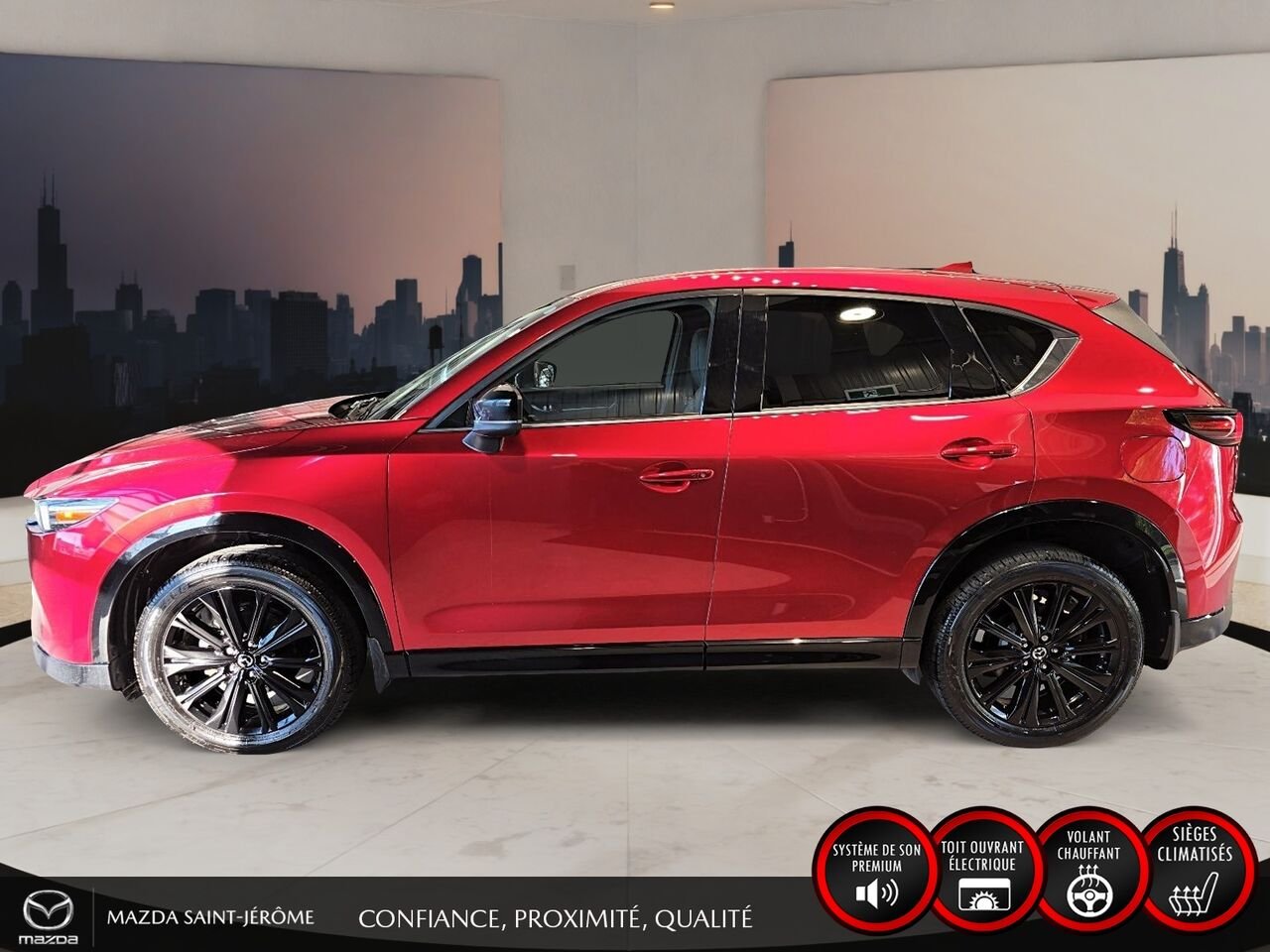 2023 Mazda CX-5 SPORT | CUIR | TOIT OUVRANT | AWD Red Saint-Jérôme - photo #10