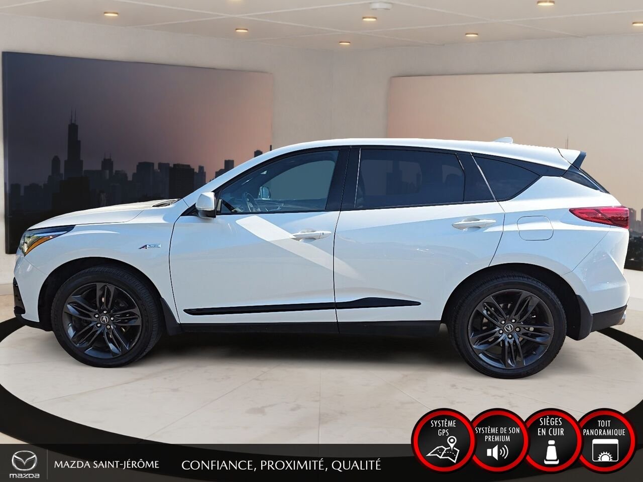 Acura RDX A-Spec | TOIT OUVRANT | CUIR | AWD | 2020 Blanc Saint-Jérôme - photo #10